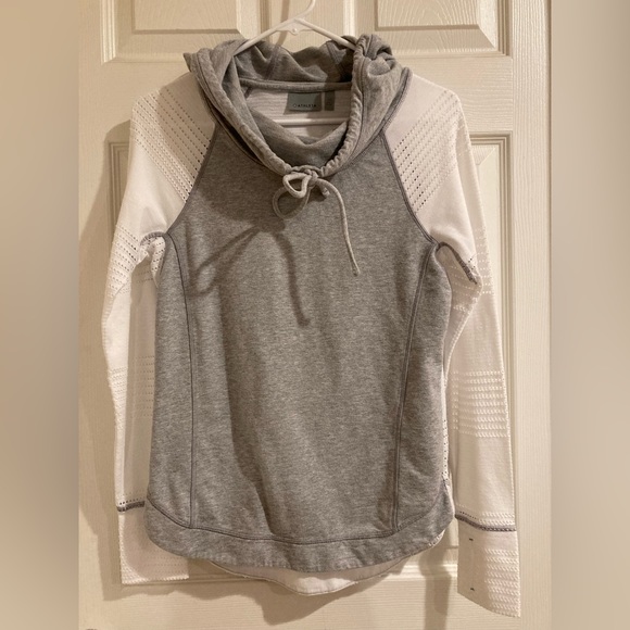 Athleta xxs white and gray sweatshirt - Picture 1 of 2